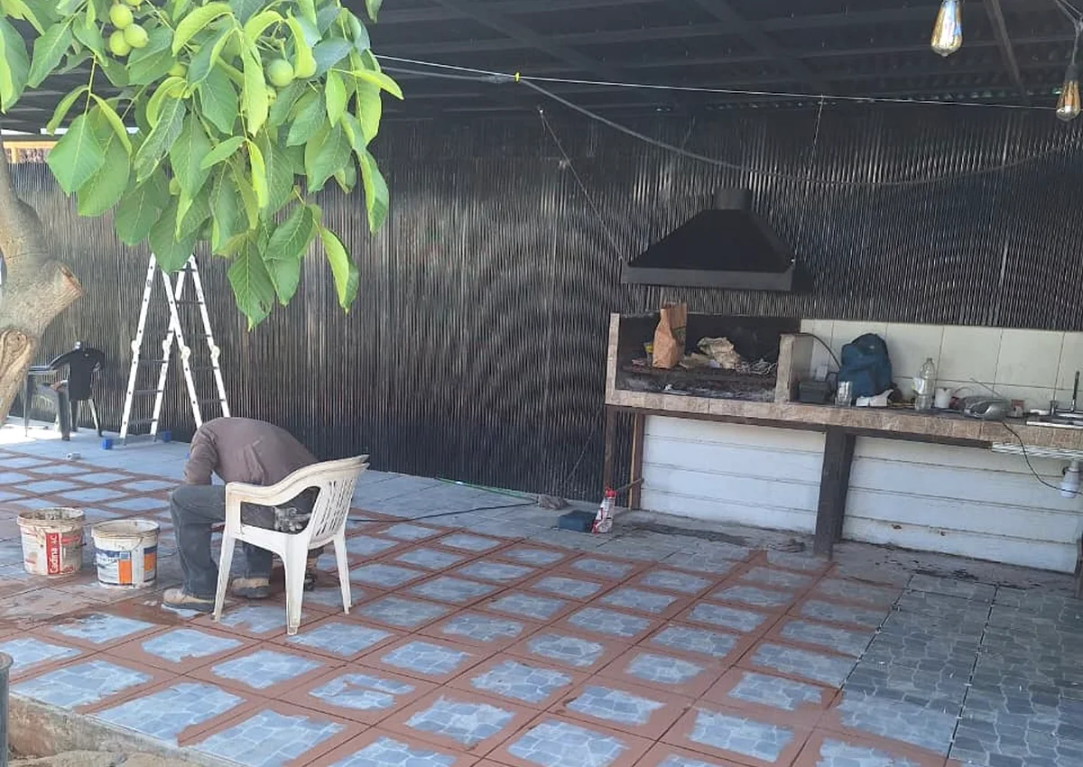 Quincho en proceso